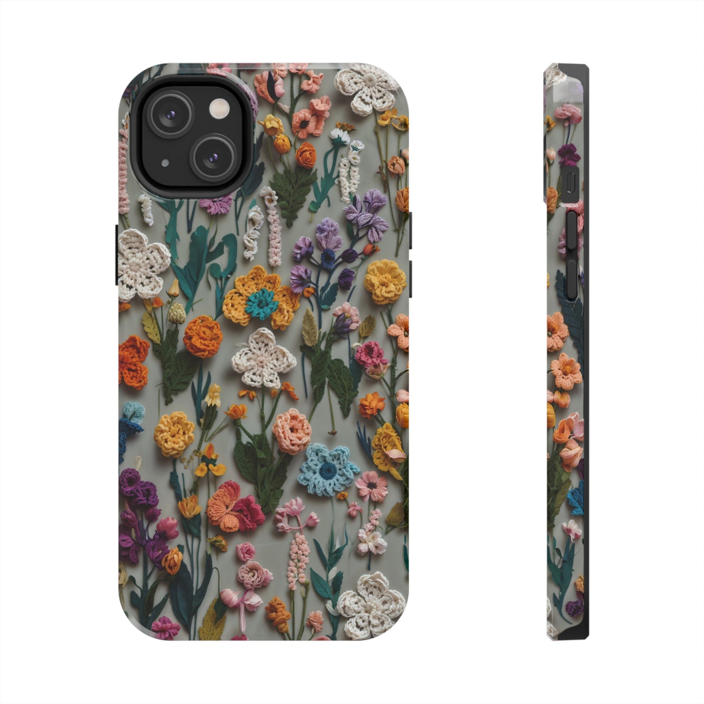 Crochet Flowers iPhone Case, Crocheter Gift