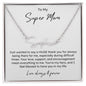 Personalized Signature Name Necklace - Super Mom