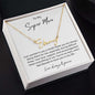 Personalized Signature Name Necklace for Mom - Show your appreciation for Super Mom with our signature name necklace, a unique and customized gift idea. Crafted with high-quality materials, this necklace features your mother's name written in her own signature. Perfect for birthdays, Mother's Day, or just because. Shop now and give a gift she'll always cherish.