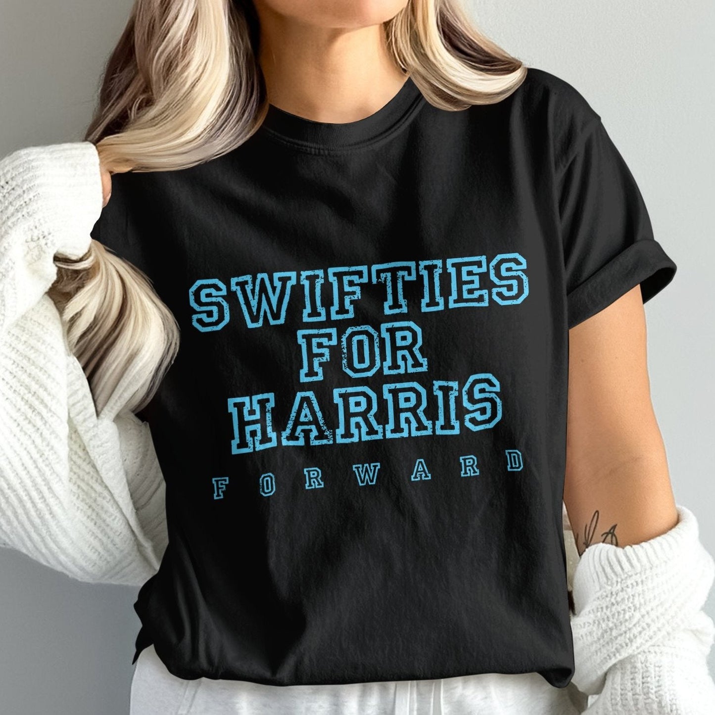 Swifties For Harris Tshirt, Vote Kamala Harris and Tim Walz 2024, Kamala For The People Democrat Shirt.
Taylor Swift endorsed Vice President Kamala Harris' presidential candidacy. Show support as a Swiftie, this presidential election cycle with this tee.
