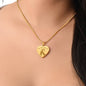 Keep Your Head Up Giraffe Necklace Heartfelt Gift for Daughter, Girlfriend, Friend going through a tough time. Express your love and support with this unique giraffe necklace. Engrave a special message on the back to show her you're always there. A thoughtful gift for any occasion.