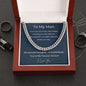 To My Man Cuban Link Chain | Forever Choice
