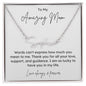 Personalized Signature Name Necklace - Mom