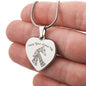 Keep Your Head Up Giraffe Necklace Heartfelt Gift for Daughter, Girlfriend, Friend going through a tough time. Express your love and support with this unique giraffe necklace. Engrave a special message on the back to show her you're always there. A thoughtful gift for any occasion.