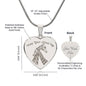 Keep Your Head Up Giraffe Necklace Heartfelt Gift for Daughter, Girlfriend, Friend going through a tough time. Express your love and support with this unique giraffe necklace. Engrave a special message on the back to show her you're always there. A thoughtful gift for any occasion.