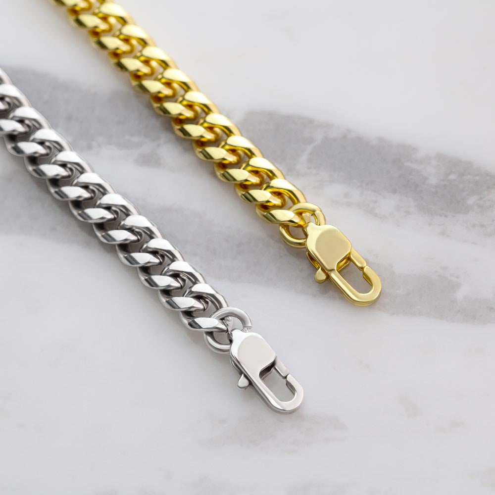 Cuban Link Chain Promise Necklace For Men