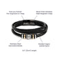 Son Bracelet with Personalized Message Card
