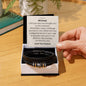 Son Bracelet with Personalized Message Card