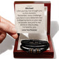 Son Bracelet with Personalized Message Card