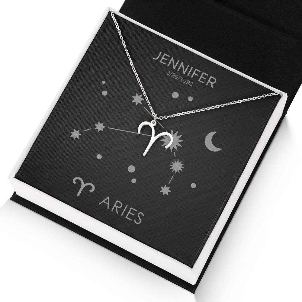 Made in the USA, this necklace features a delicate pendant showcasing your unique zodiac symbol. Looking for the perfect gift for yourself or someone special? Our zodiac necklaces make a thoughtful and unique present for birthdays, holidays, or any occasion. Personalize the message card with the recipient’s name for that special touch. Each astrology necklace arrives beautifully packaged and ready to be gifted.