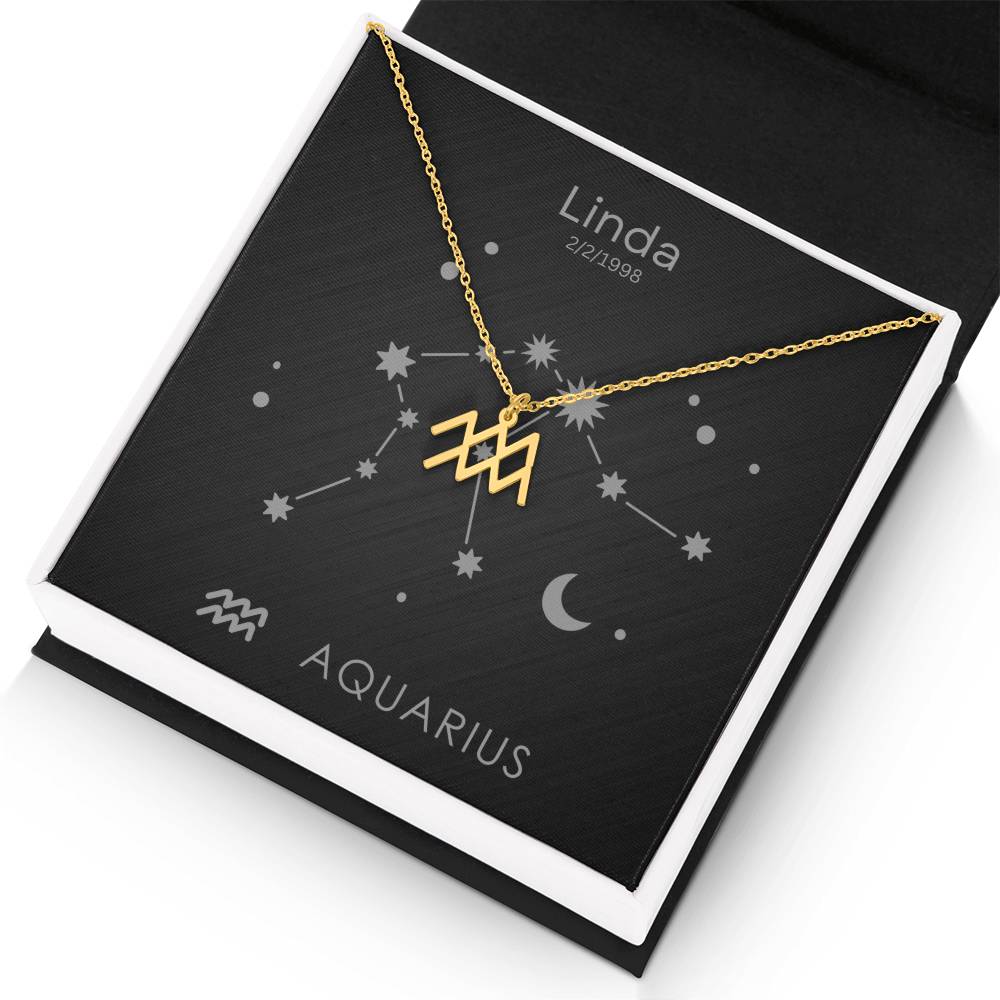 Made in the USA, this necklace features a delicate pendant showcasing your unique zodiac symbol. Looking for the perfect gift for yourself or someone special? Our zodiac necklaces make a thoughtful and unique present for birthdays, holidays, or any occasion. Personalize the message card with the recipient’s name for that special touch. Each astrology necklace arrives beautifully packaged and ready to be gifted.