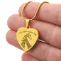 Keep Your Head Up Giraffe Necklace Heartfelt Gift for Daughter, Girlfriend, Friend going through a tough time. Express your love and support with this unique giraffe necklace. Engrave a special message on the back to show her you're always there. A thoughtful gift for any occasion.