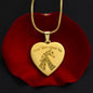 Keep Your Head Up Giraffe Necklace Heartfelt Gift for Daughter, Girlfriend, Friend going through a tough time. Express your love and support with this unique giraffe necklace. Engrave a special message on the back to show her you're always there. A thoughtful gift for any occasion.