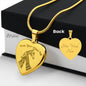 Keep Your Head Up Giraffe Necklace Heartfelt Gift for Daughter, Girlfriend, Friend going through a tough time. Express your love and support with this unique giraffe necklace. Engrave a special message on the back to show her you're always there. A thoughtful gift for any occasion.