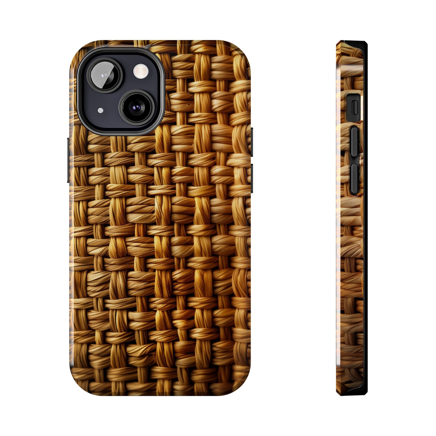 Basket Weave Design Tough iPhone Case