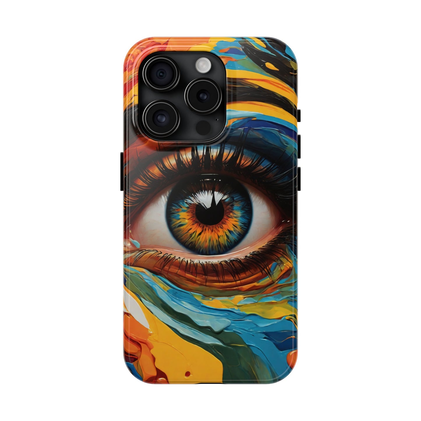 Psychedelic Eye Design Tough iPhone Case