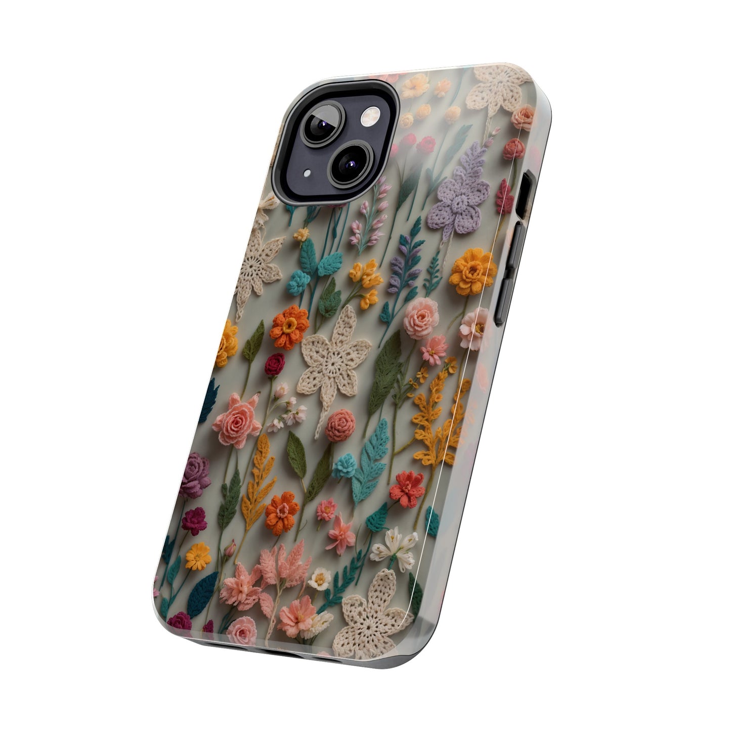 Crochet Flowers iPhone Case