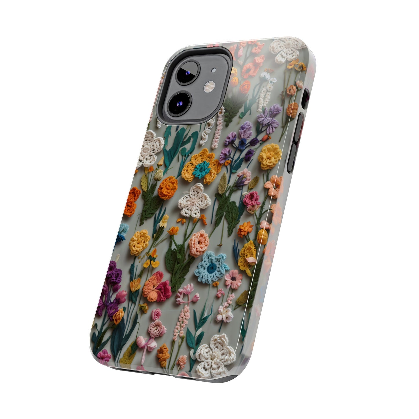 Crochet Flowers iPhone Case, Crocheter Gift