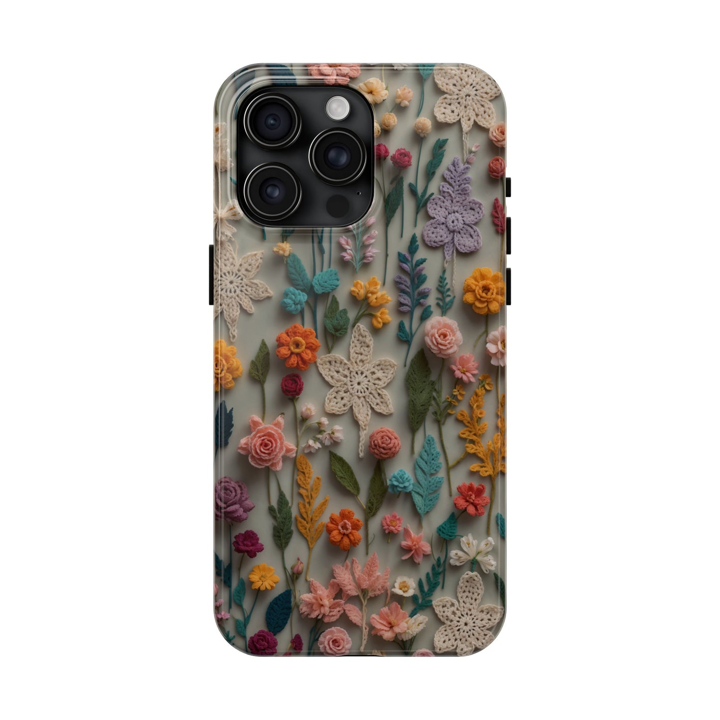 Crochet Flowers iPhone Case