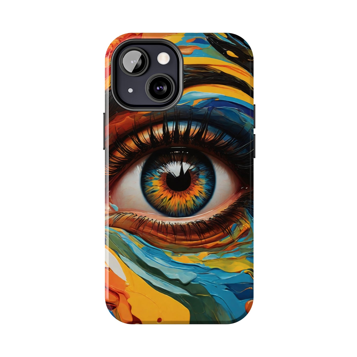 Psychedelic Eye Design Tough iPhone Case