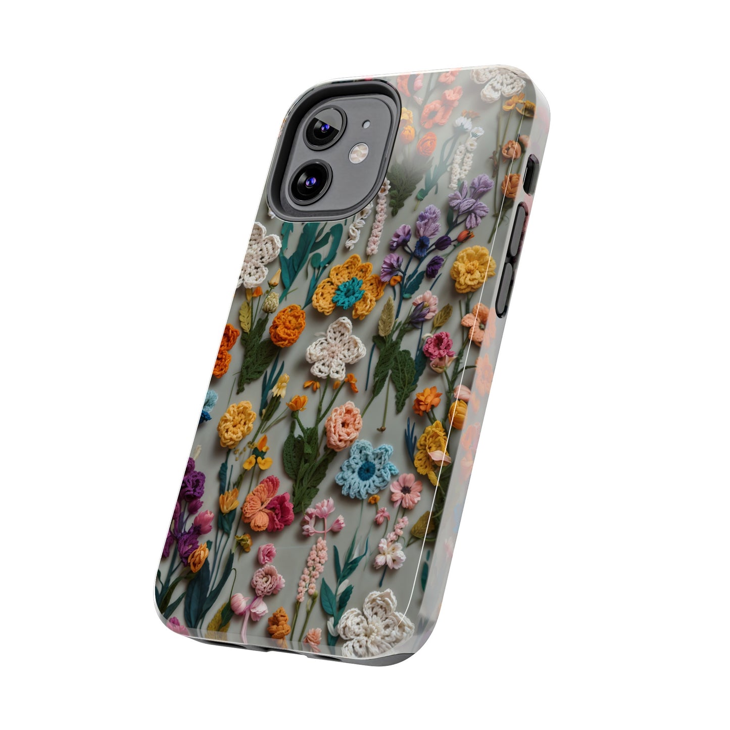 Crochet Flowers iPhone Case, Crocheter Gift