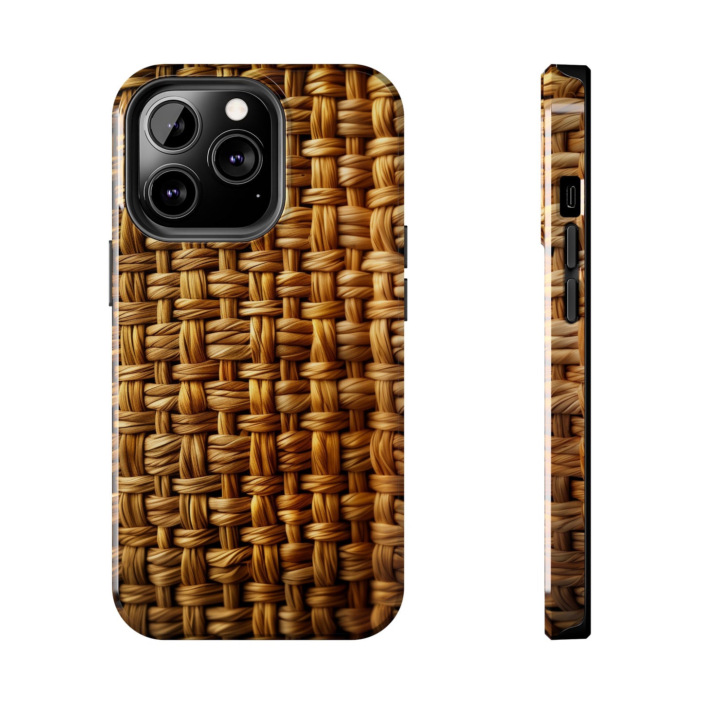 Basket Weave Design Tough iPhone Case