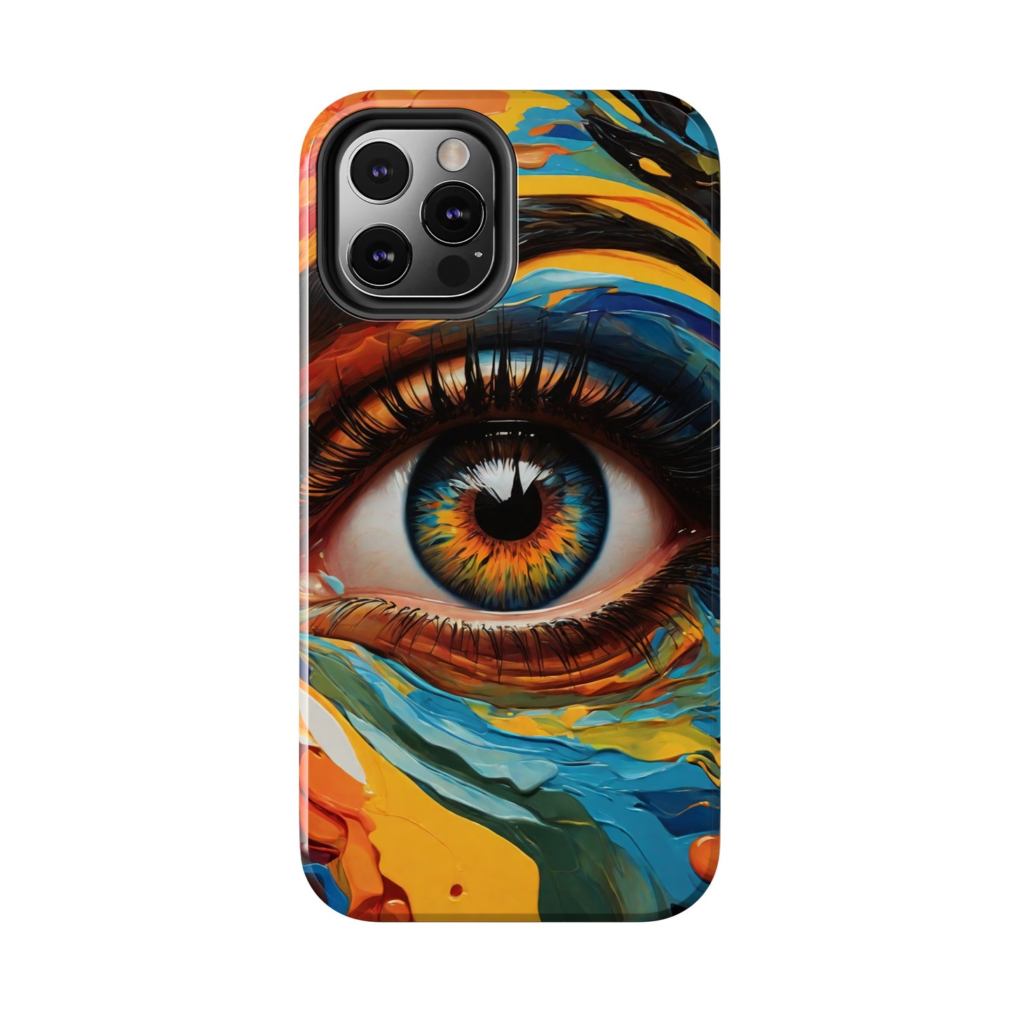 Psychedelic Eye Design Tough iPhone Case