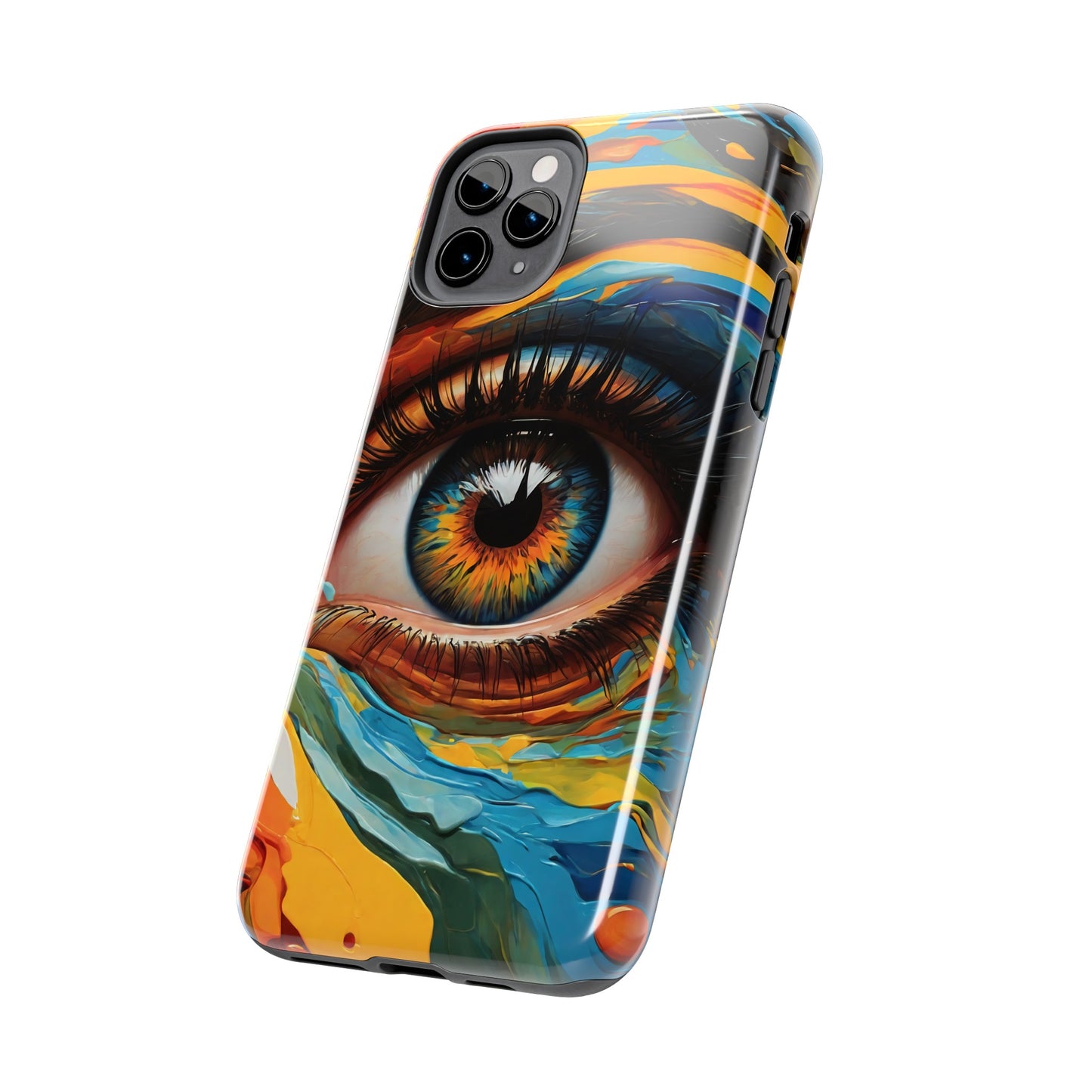 Psychedelic Eye Design Tough iPhone Case