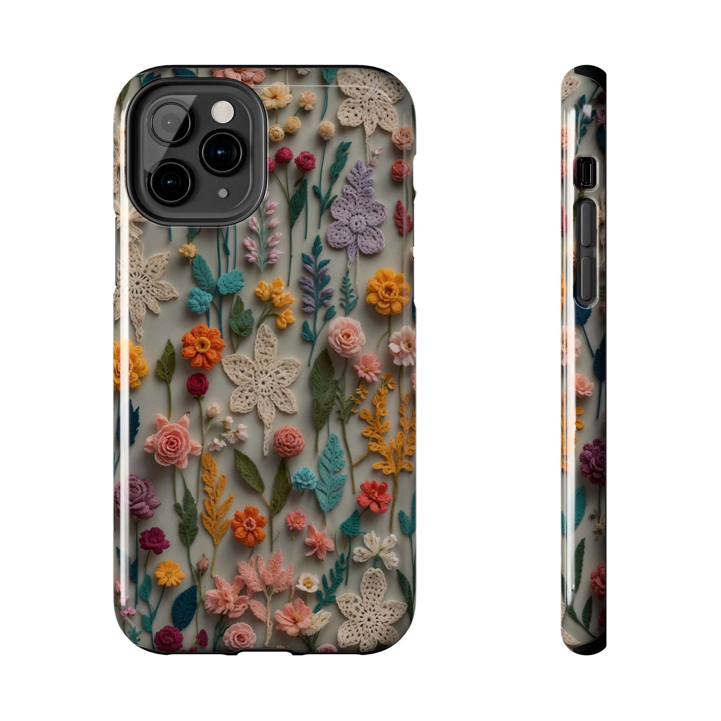 Crochet Flowers iPhone Case