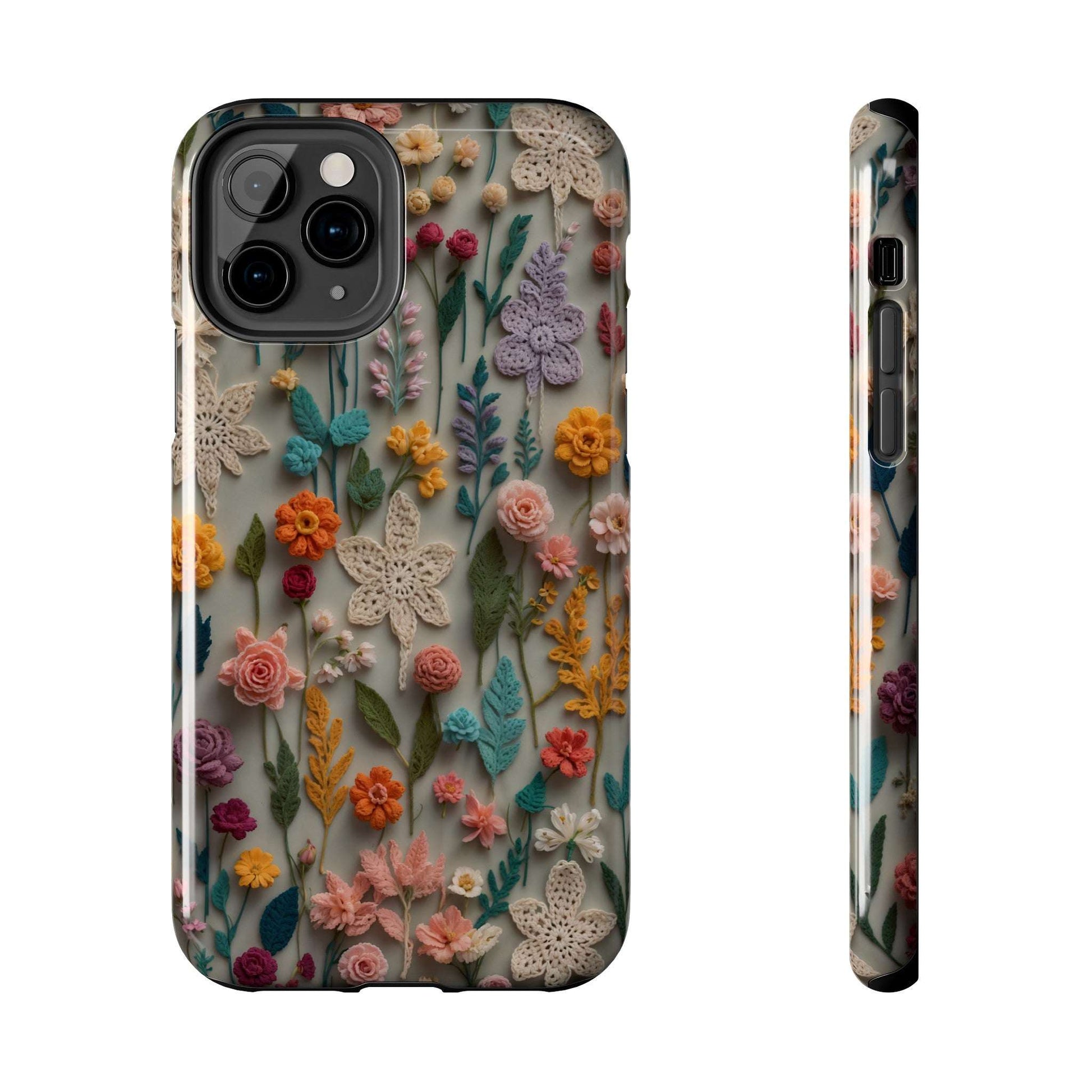 Crochet Flowers iPhone Case