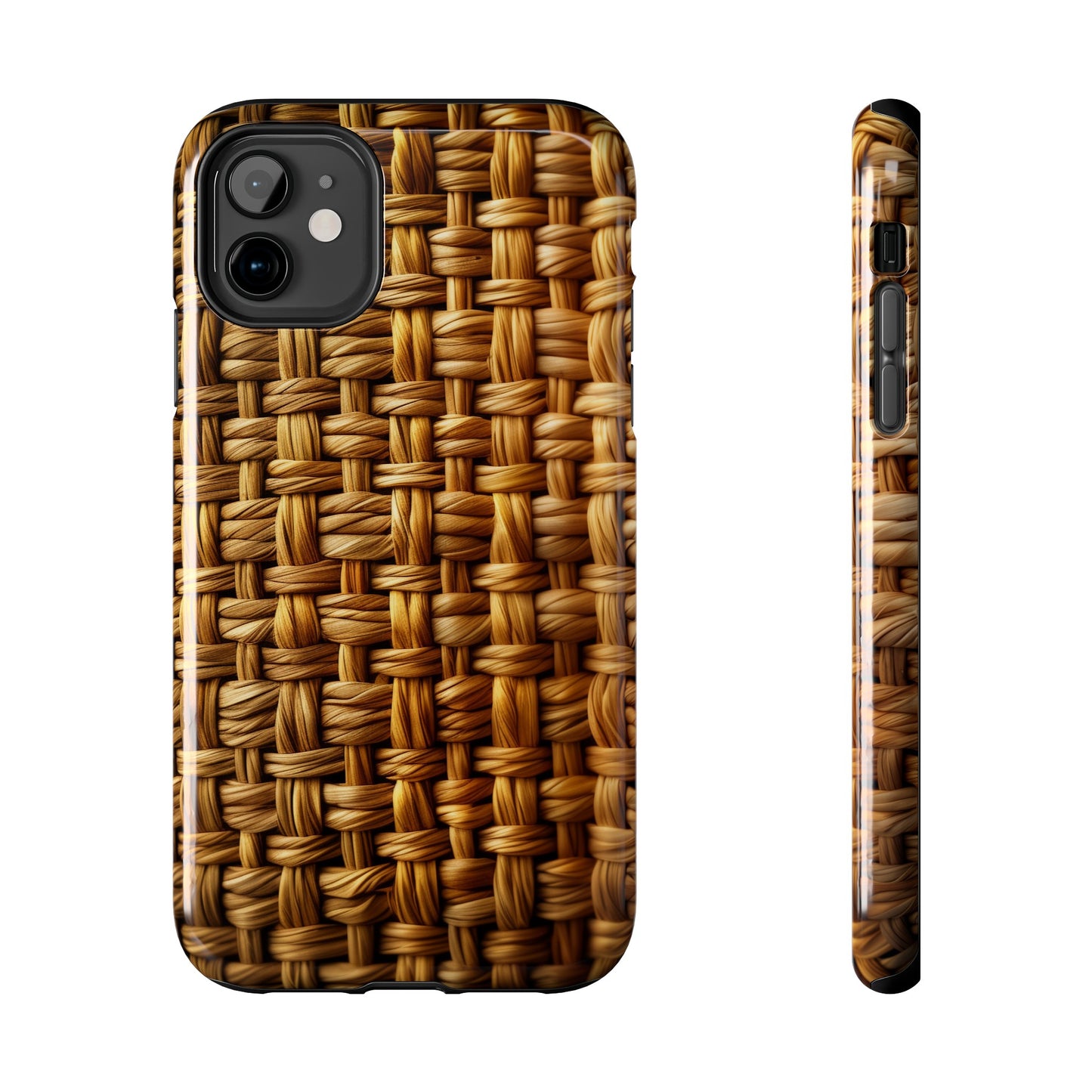 Basket Weave Design Tough iPhone Case