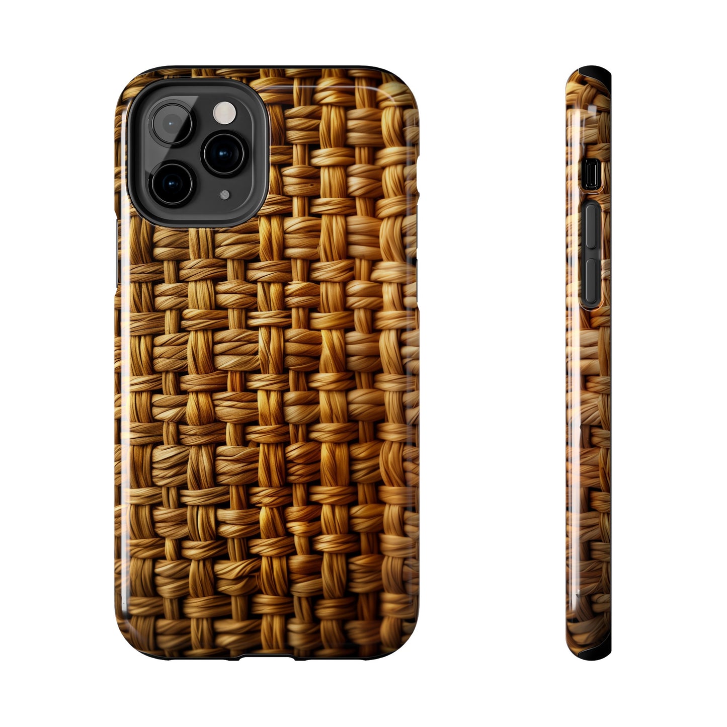 Basket Weave Design Tough iPhone Case