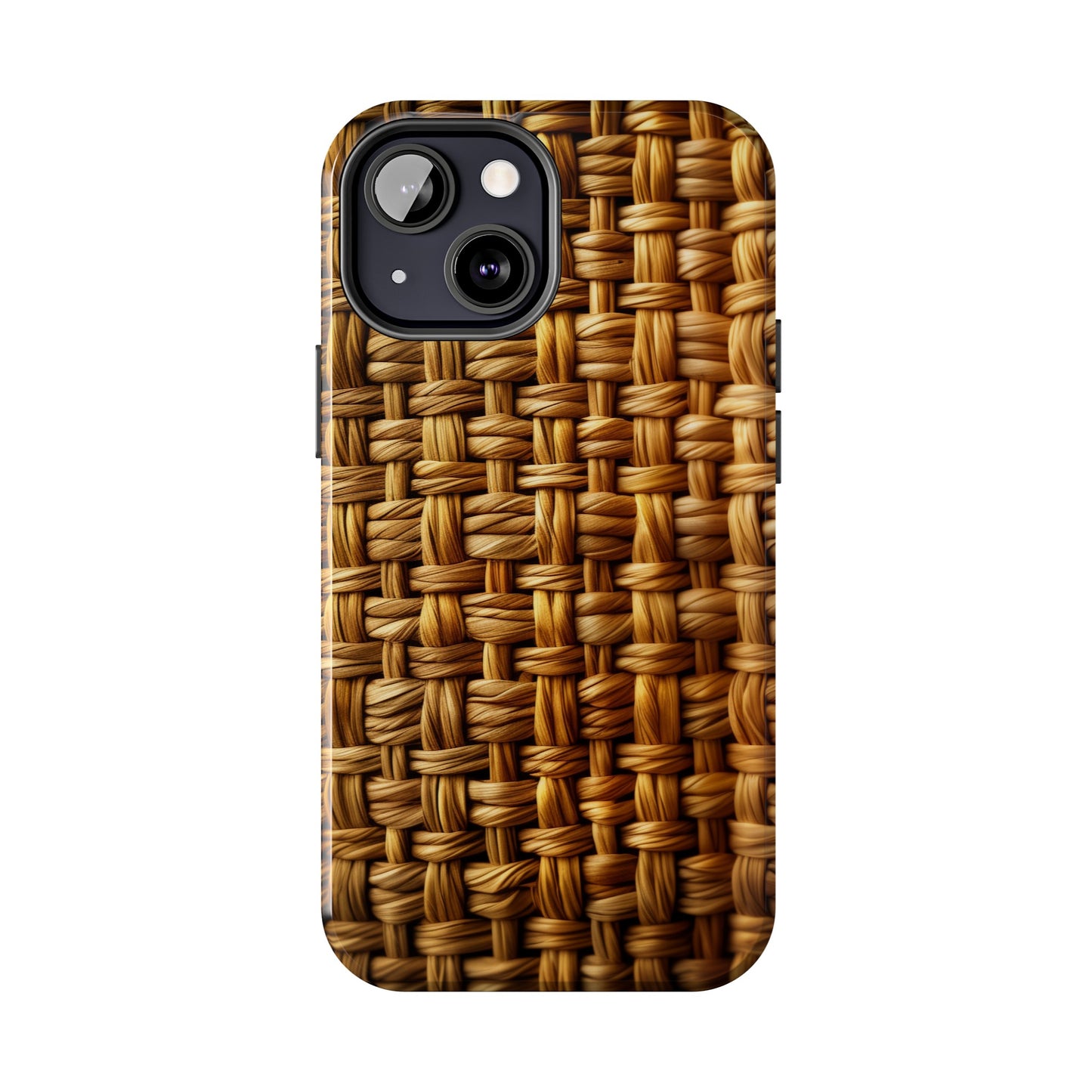 Basket Weave Design Tough iPhone Case