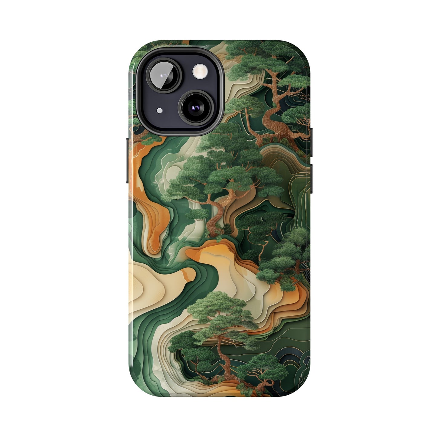 Japanese Art Print Design, Tough iPhone Case