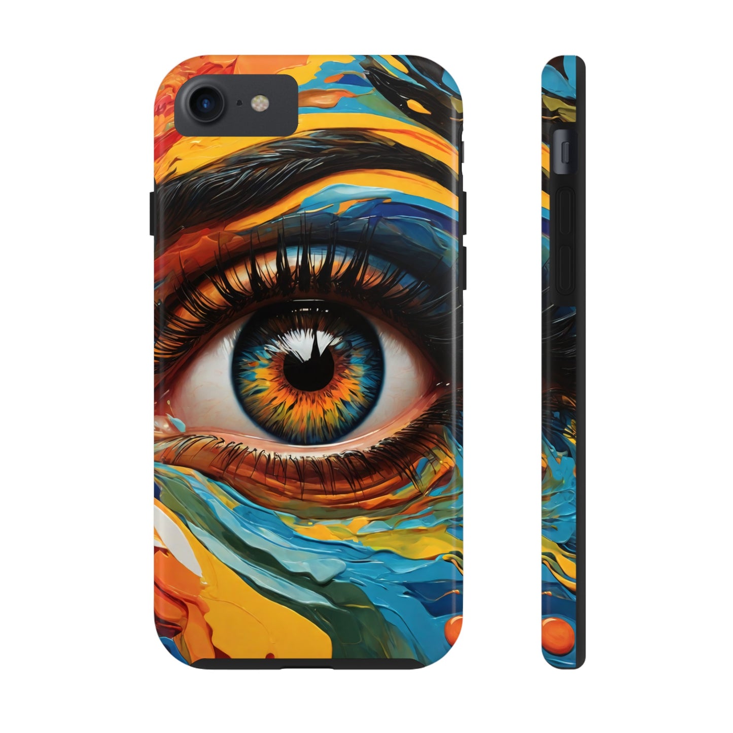 Psychedelic Eye Design Tough iPhone Case