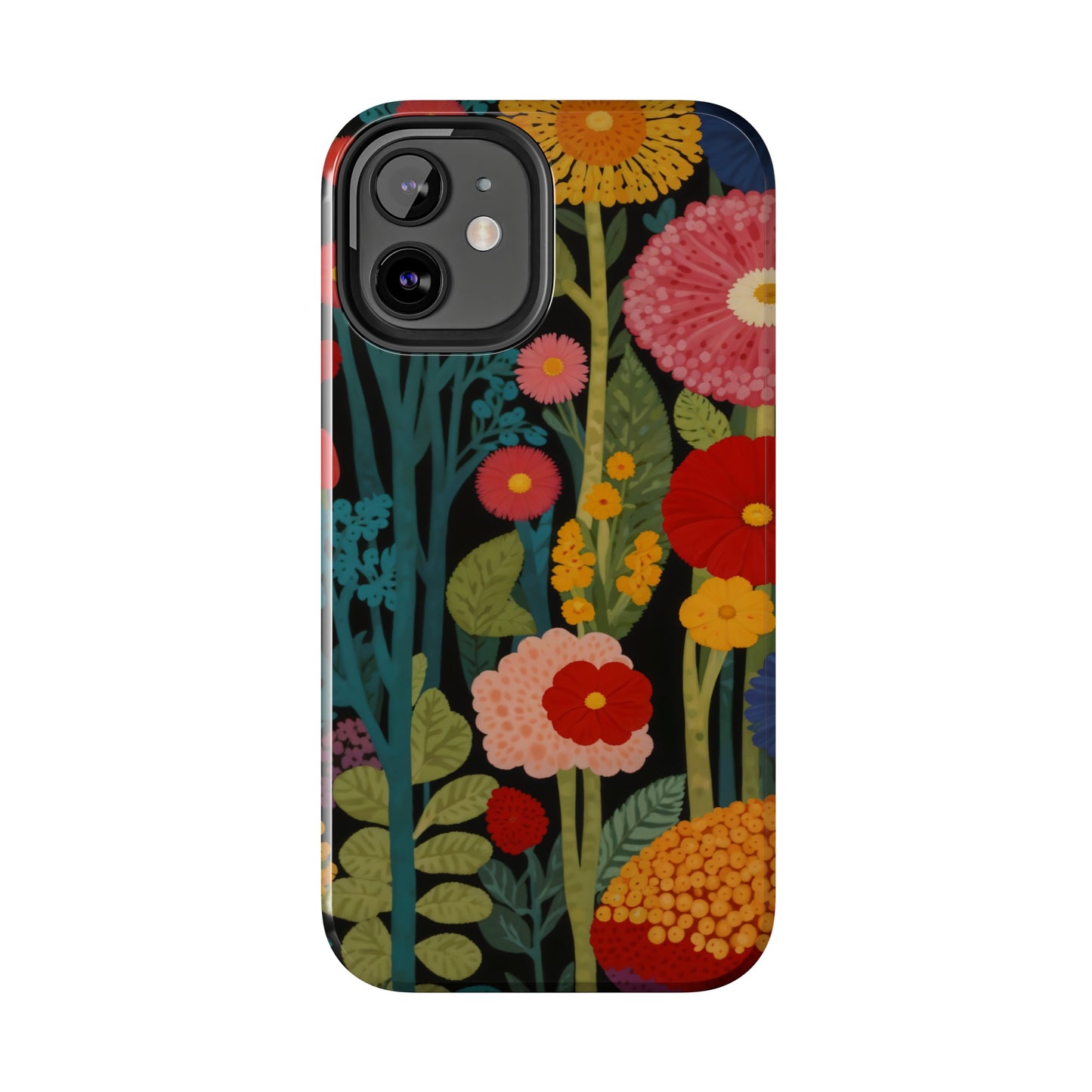 Colorful Flowers Tough iPhone Case