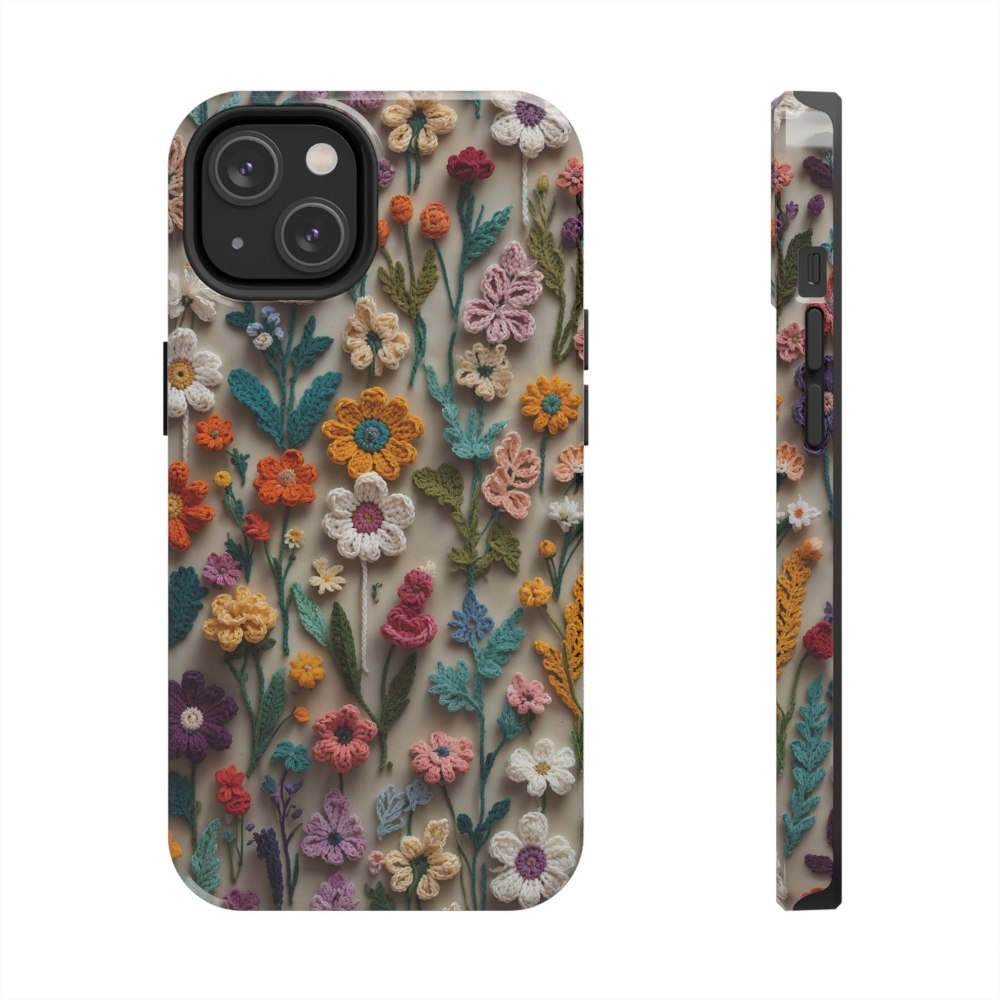 Crochet Flowers iPhone Case, Crocheter Gift