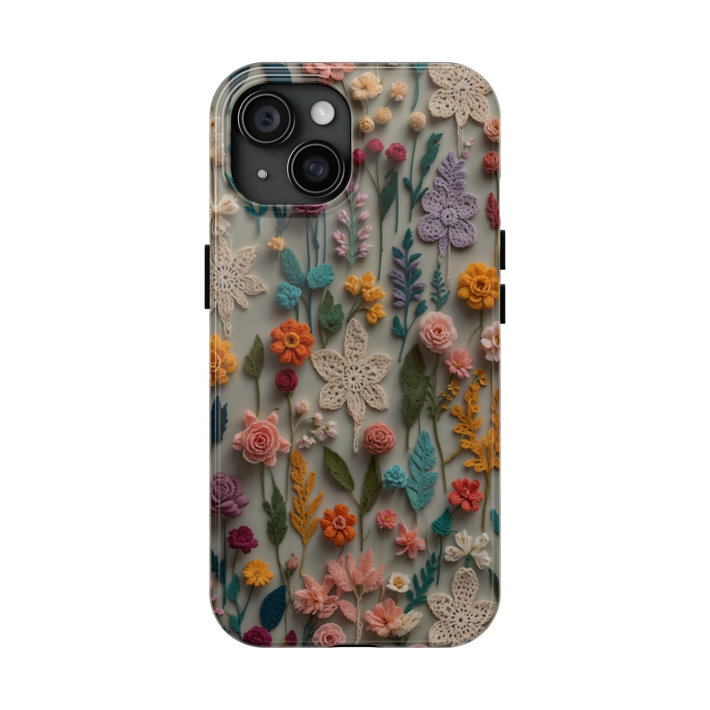 Crochet Flowers iPhone Case