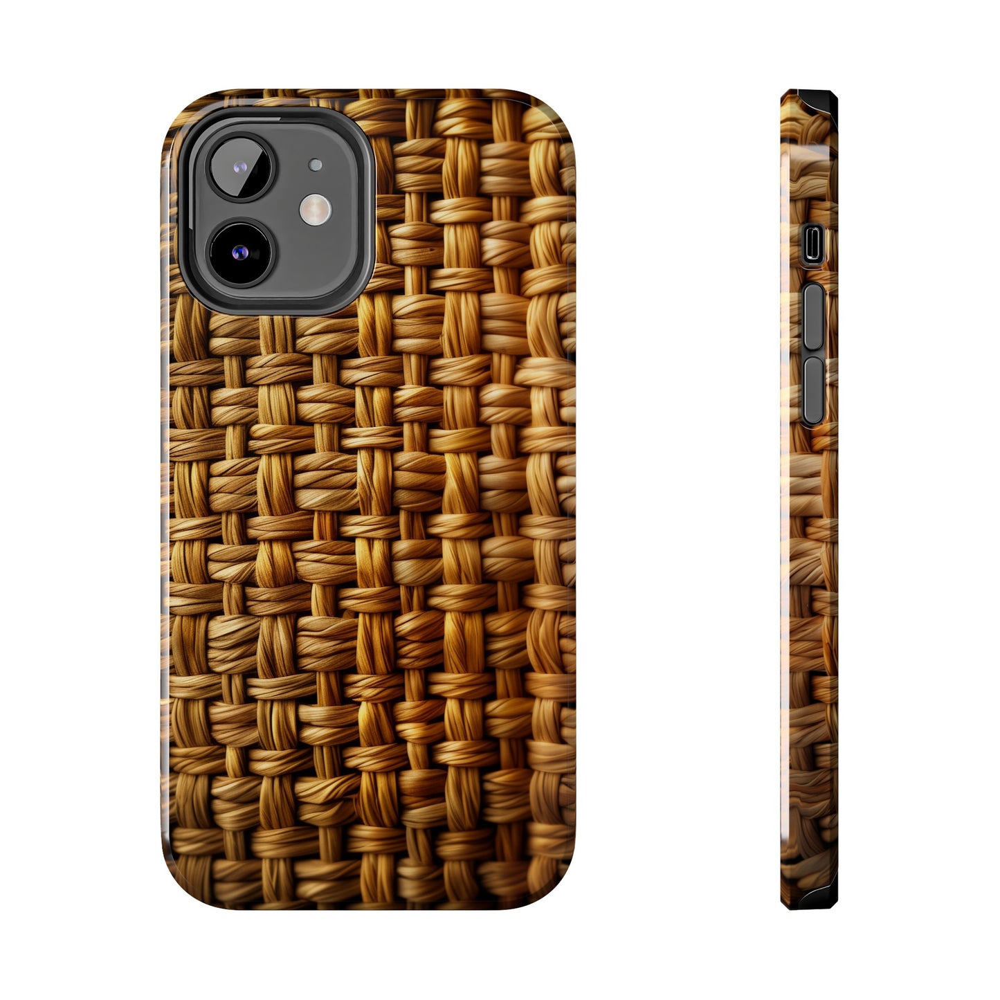 Basket Weave Design Tough iPhone Case