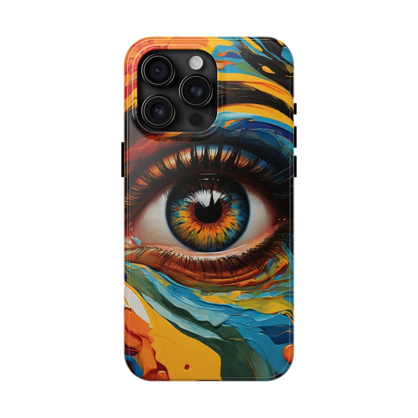 Psychedelic Eye Design Tough iPhone Case