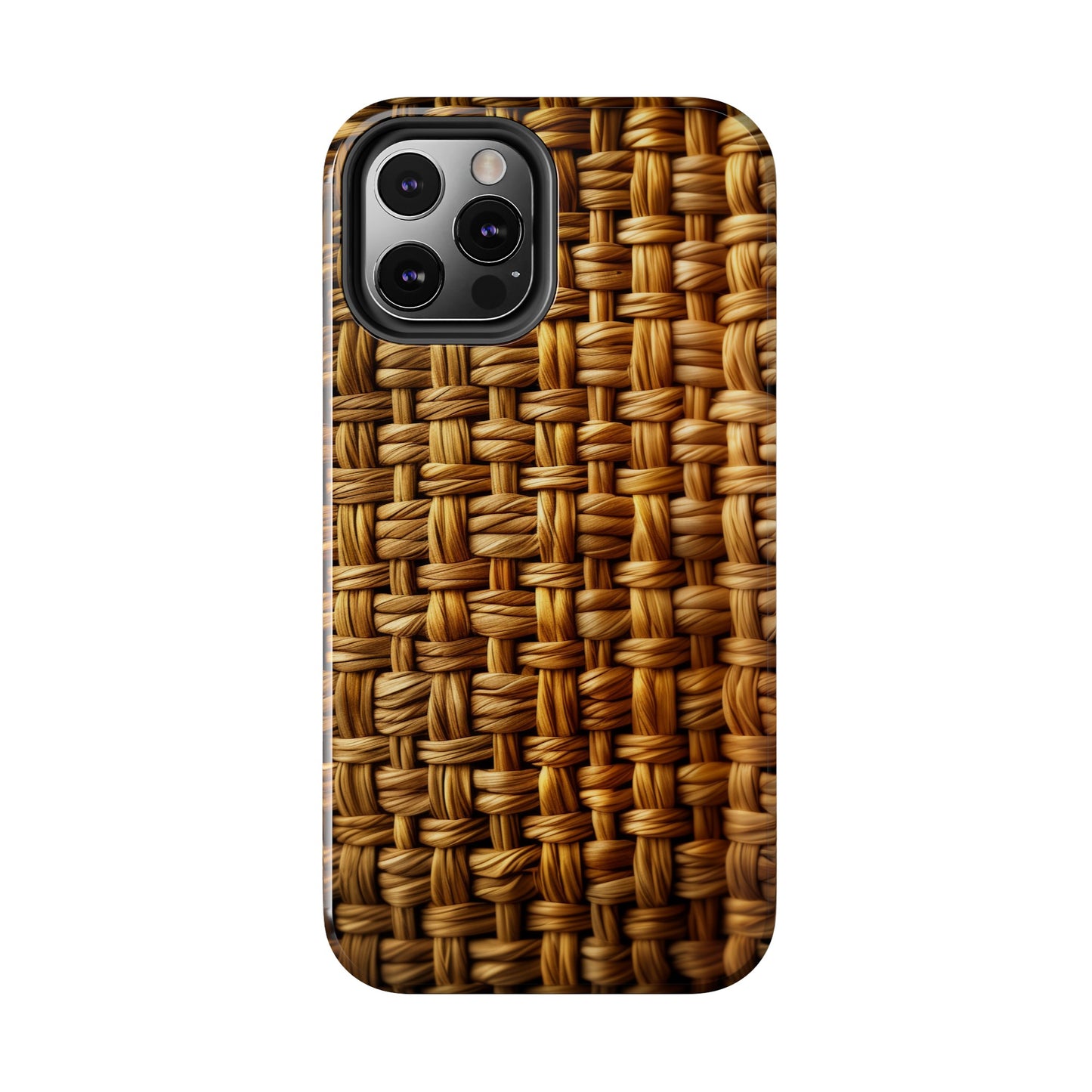 Basket Weave Design Tough iPhone Case