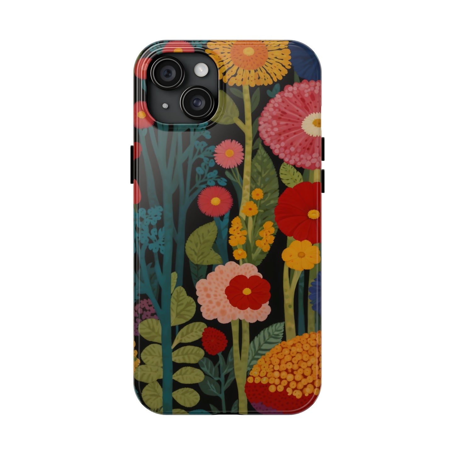 Colorful Flowers Tough iPhone Case