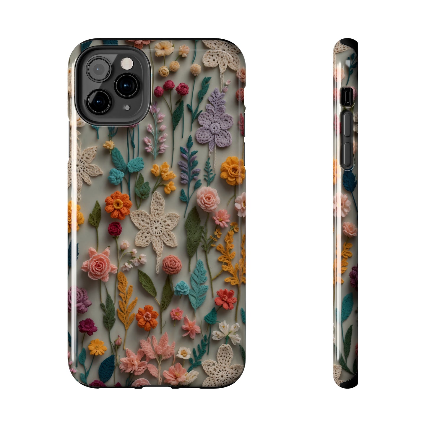 Crochet Flowers iPhone Case