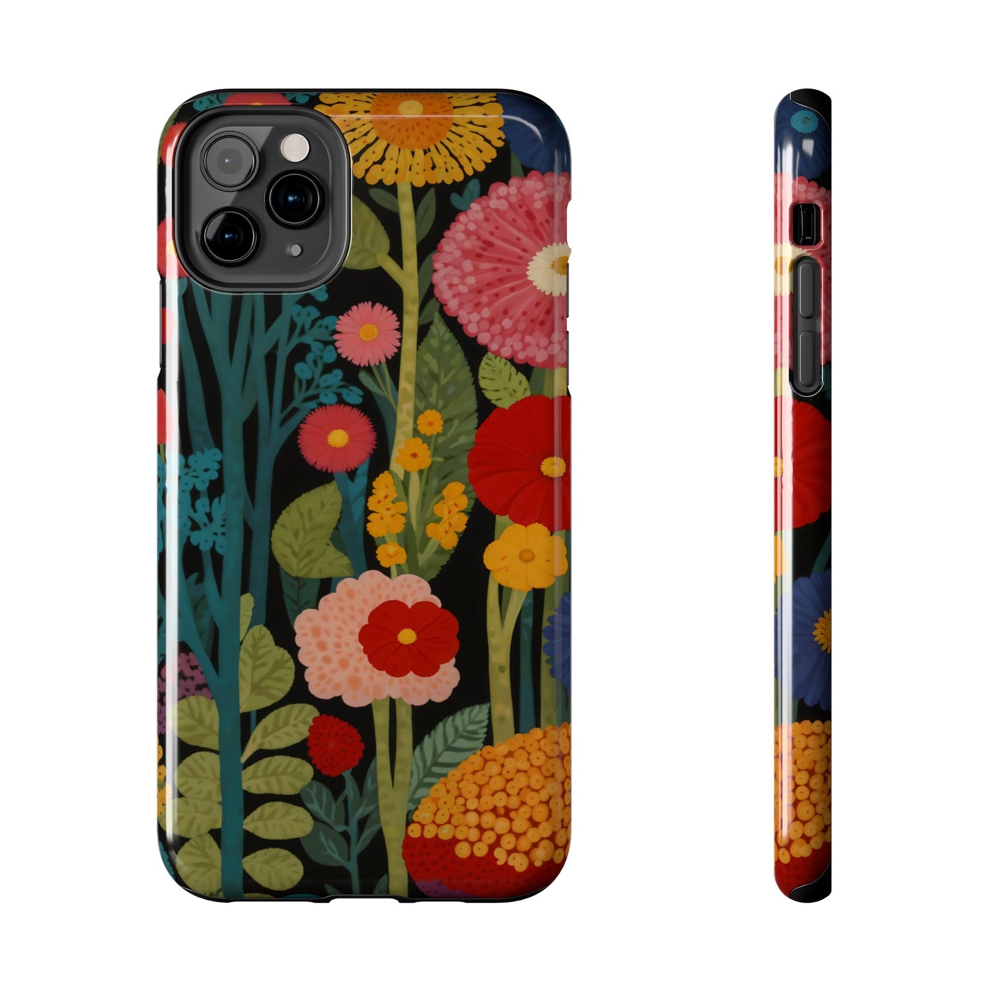 Colorful Flowers Tough iPhone Case