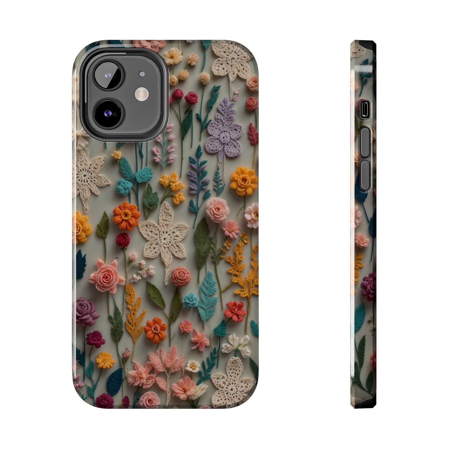 Crochet Flowers iPhone Case