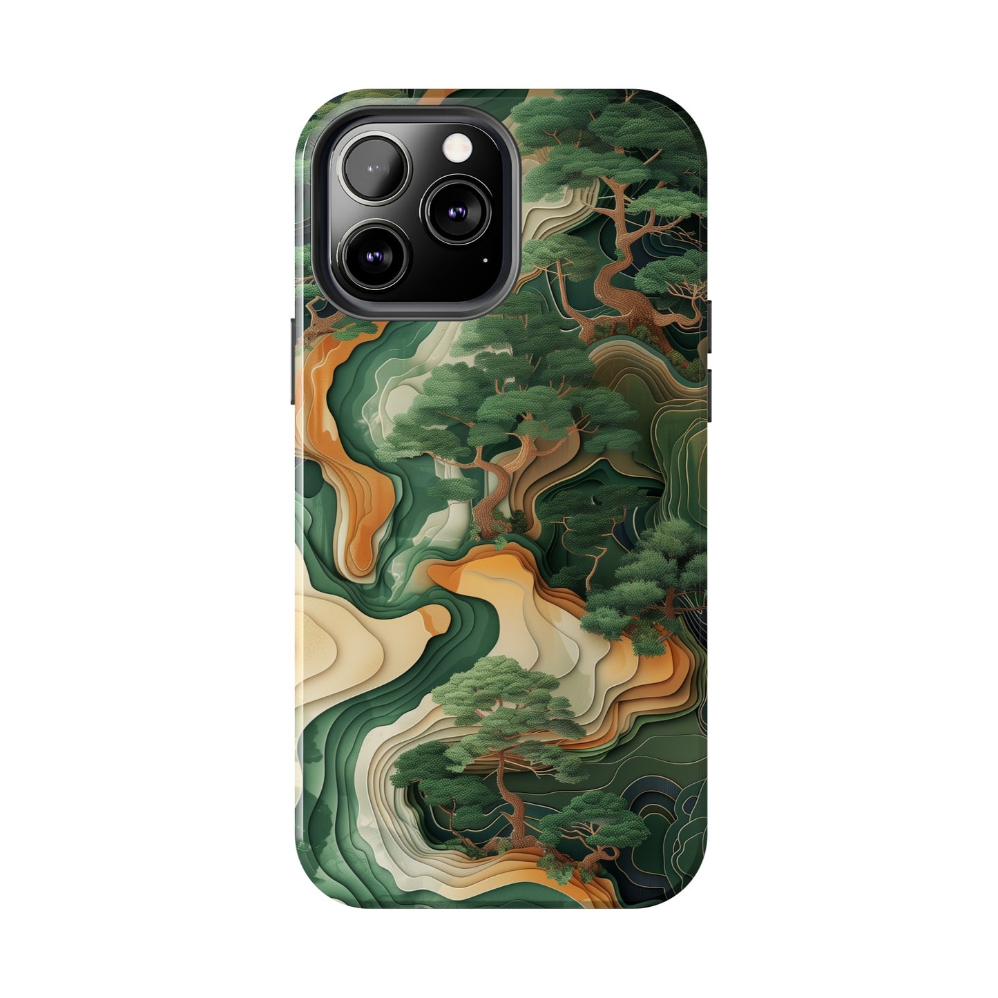 Japanese Art Print Design, Tough iPhone Case