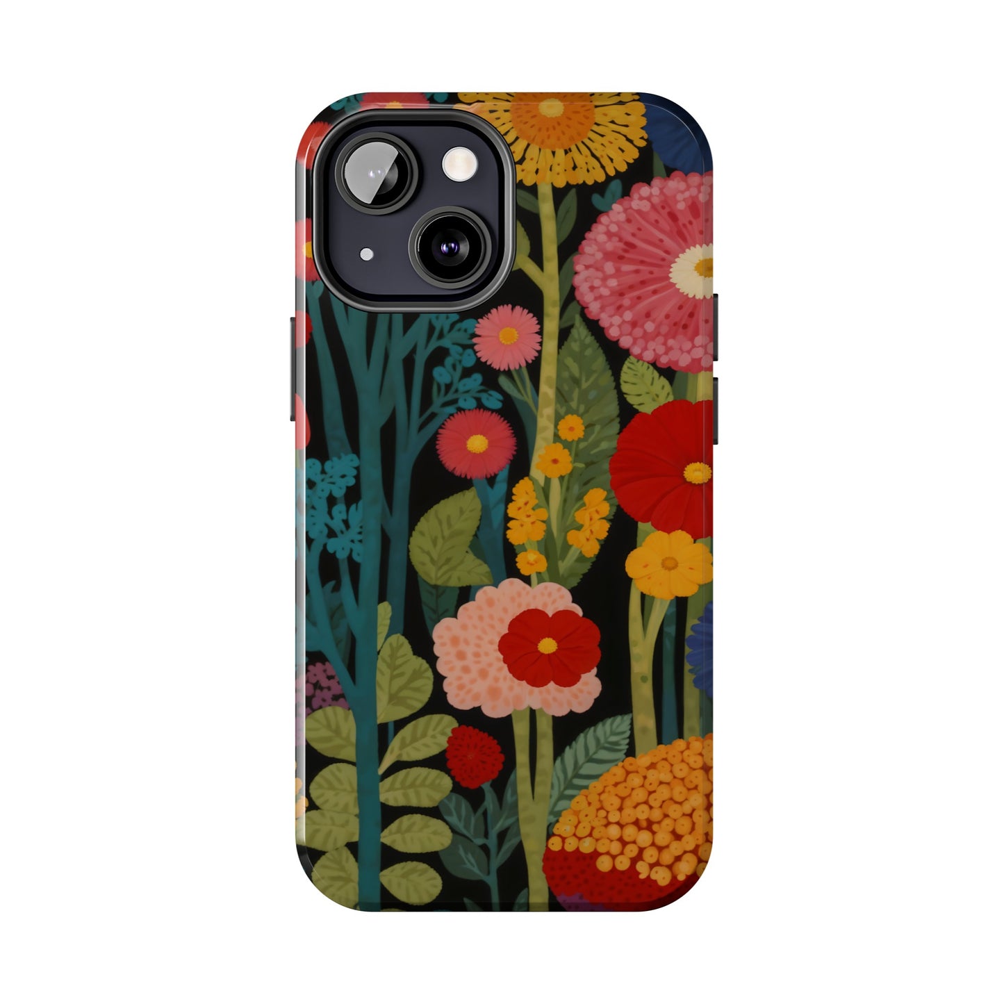 Colorful Flowers Tough iPhone Case