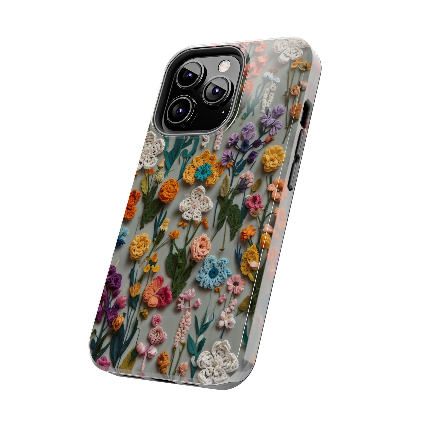 Crochet Flowers iPhone Case, Crocheter Gift