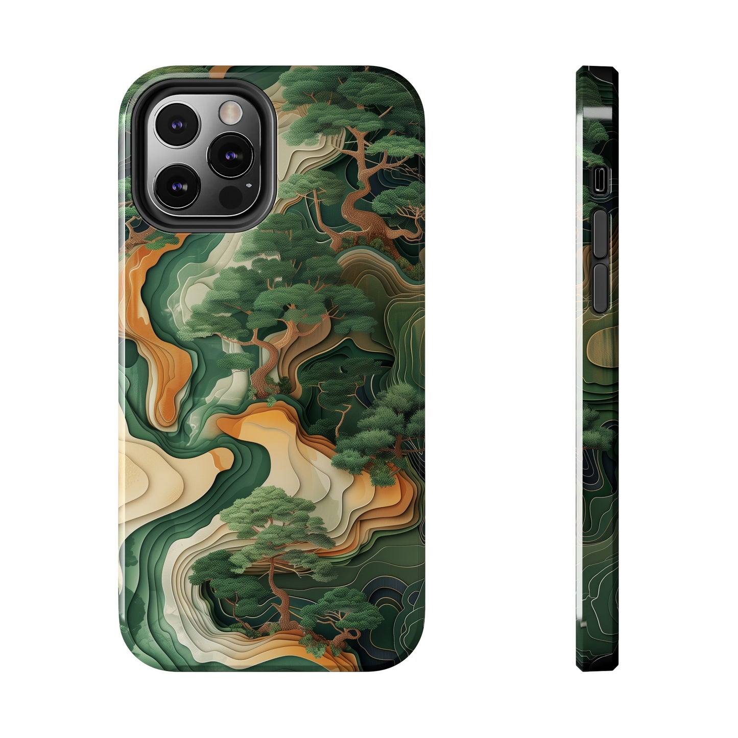 Japanese Art Print Design, Tough iPhone Case