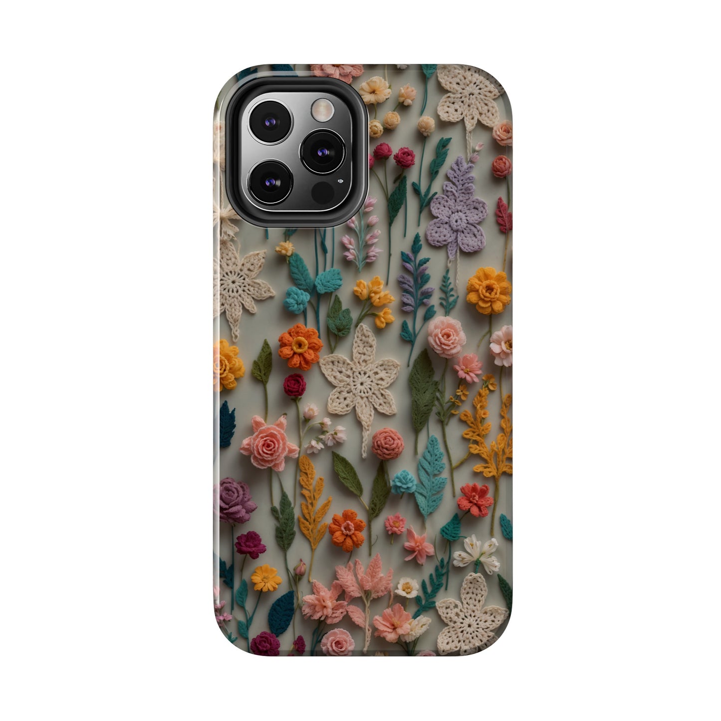 Crochet Flowers iPhone Case